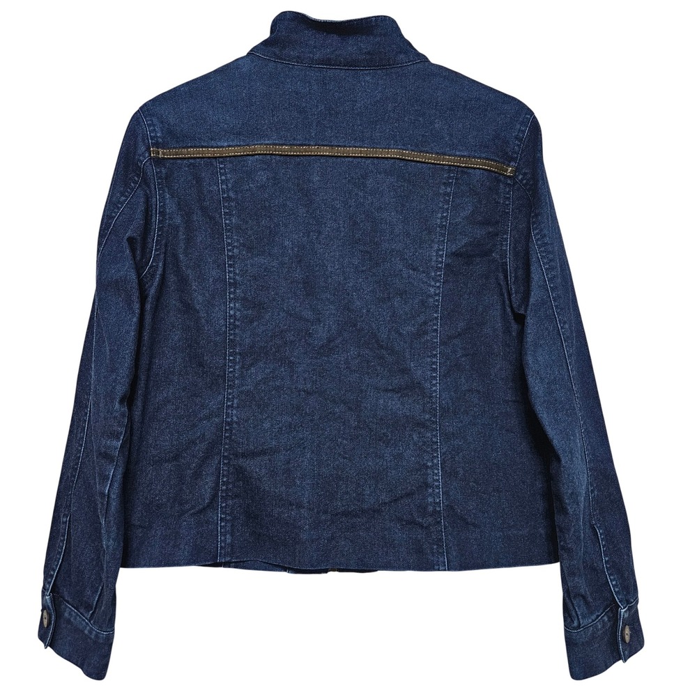 Pendleton Denim Zip Jacket Petite Sm Western Casu… - image 2